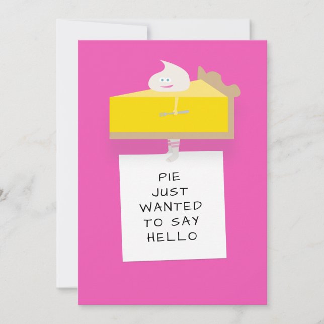 Lemon Pie Hello Card (Front)