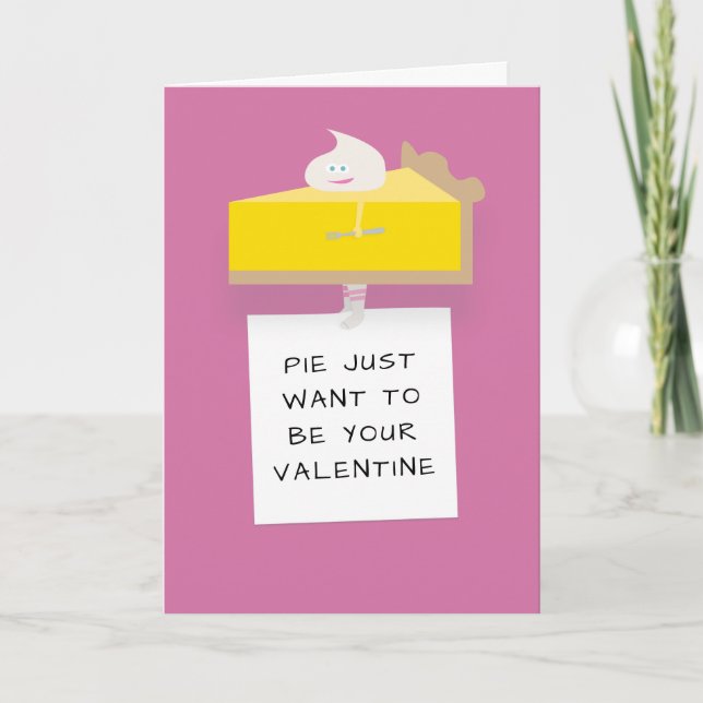 Lemon Pie Valentine Card (Front)