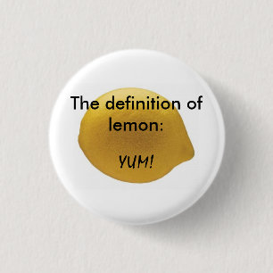 Lemon Pinback Button