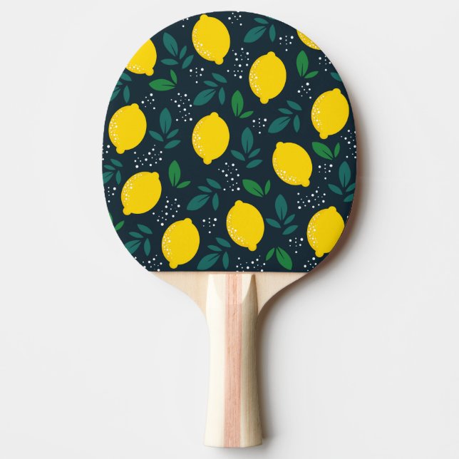 Lemon Ping Pong Paddle (Front)