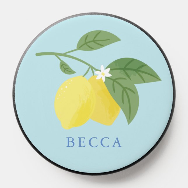 Lemon Popsocket Phone Grip with Kickstand (Popsocket)