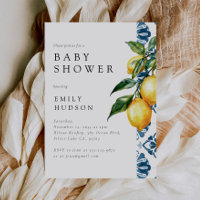 Lemon Positano Italian Baby Shower