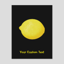 Lemon Postcard