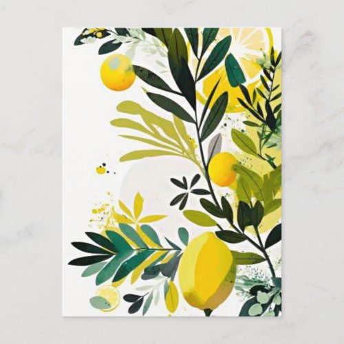 Lemon  postcard