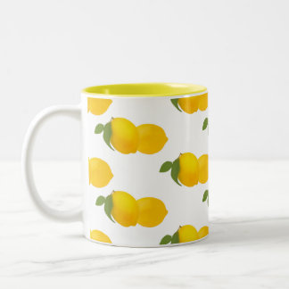 Lemon Print Mug