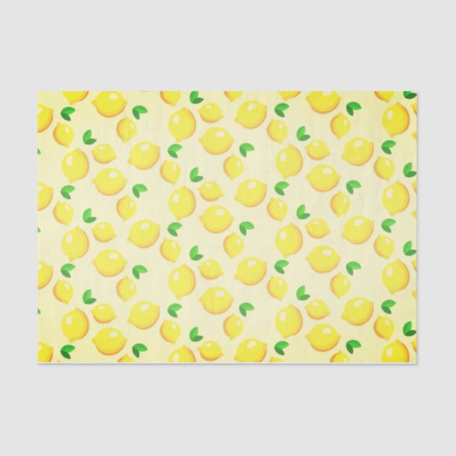 Lemon Print Tissue Paper (Front)
