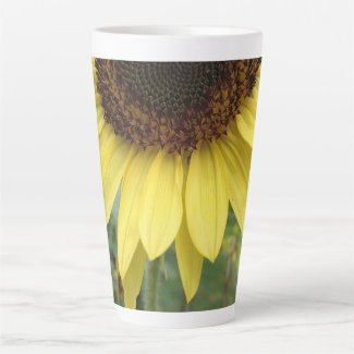 Lemon Queen Sunflower Latte Mug