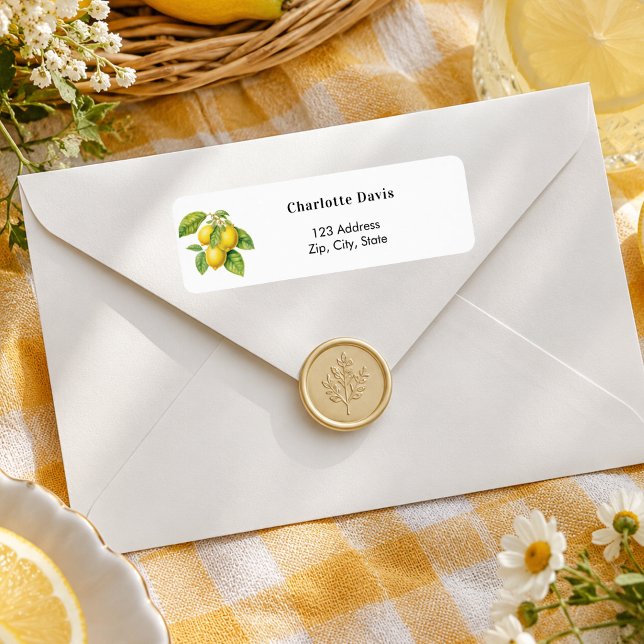 Lemon return address  label (Creator Uploaded)