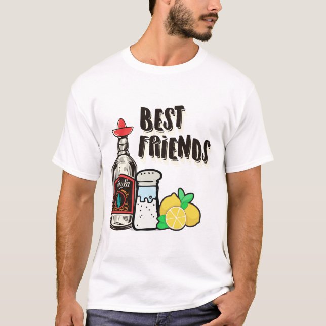 Lemon, Salt And Tequila T- T-Shirt (Front)