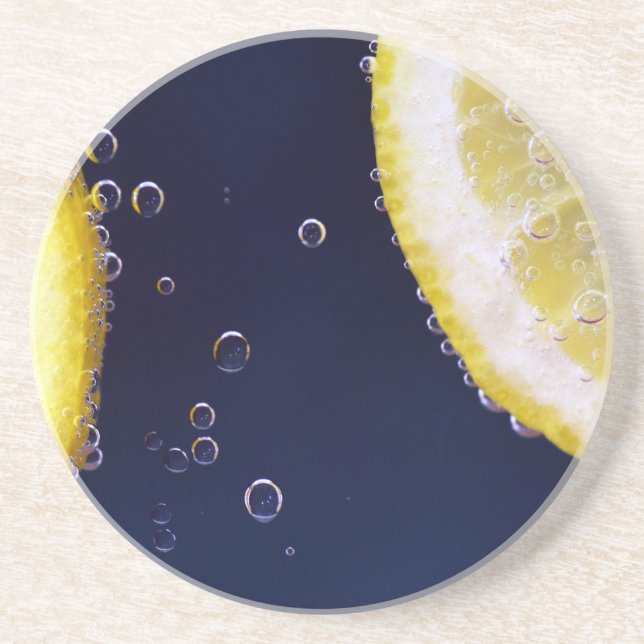 Lemon Sandstone Coaster (Front)