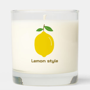 Lemon Scented Candle