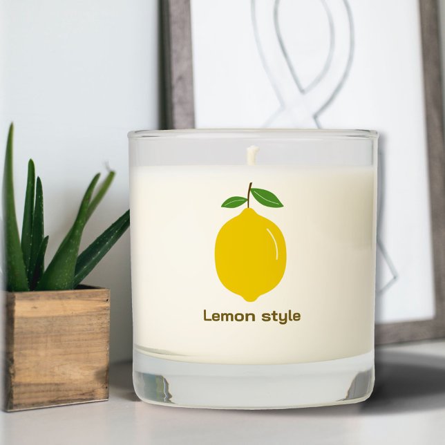 Lemon Scented Candle (Lemon Scented Candle)