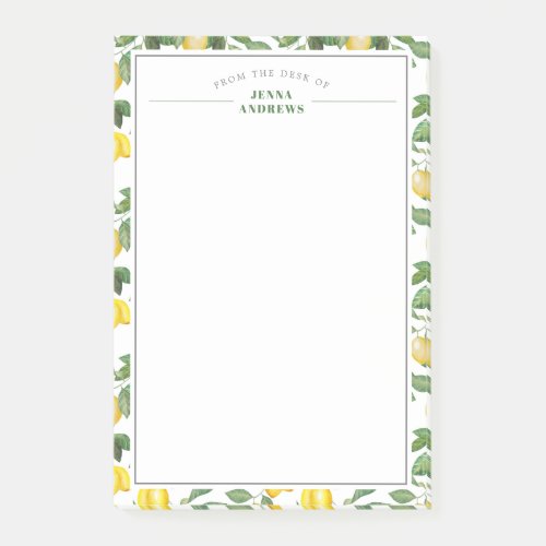 Lemon Season  Correspondence Style Post_it Notes