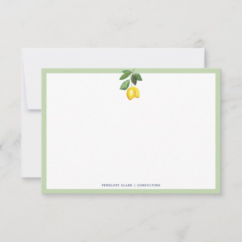 Lemon Season | Lemon Tree Note Card Lemon Season | Lemon Tree Note Card