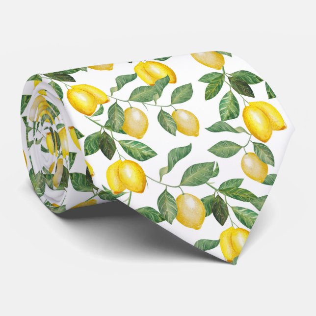 Lemon Season | Neck Tie (Rolled)