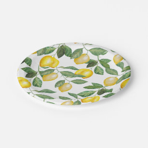 Lemon Season Paper Plates