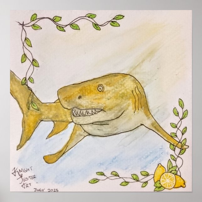 Lemon Shark Poster (Front)