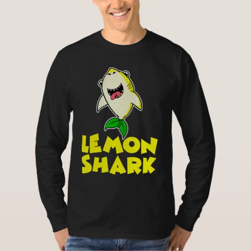 Lemon Shark Vitamin C Small Evergreen Tree Yellow  T_Shirt