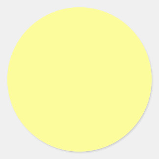 Lemon Sherbet Classic Round Sticker