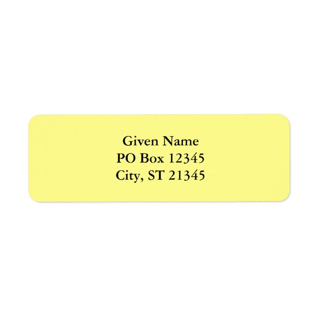 Lemon Sherbet Label (Front)