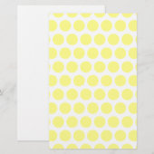 Lemon Sherbet Polka Dots (Front/Back)