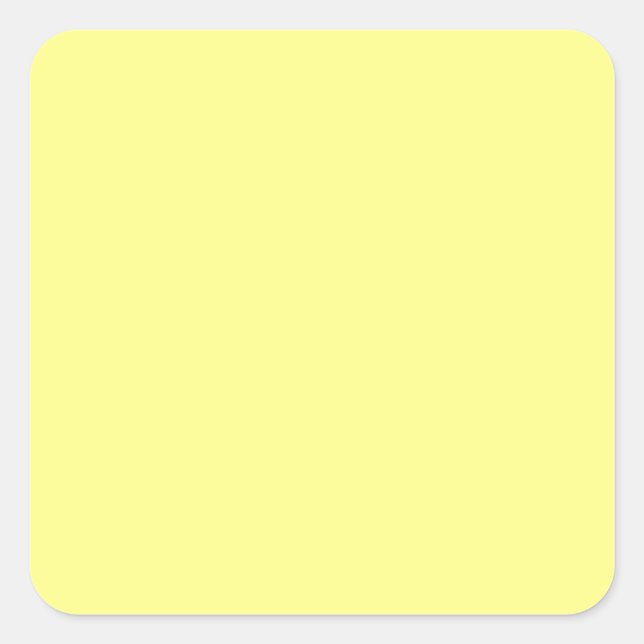 Lemon Sherbet Square Sticker (Front)