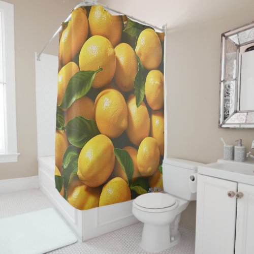 lemon Shower Curtain