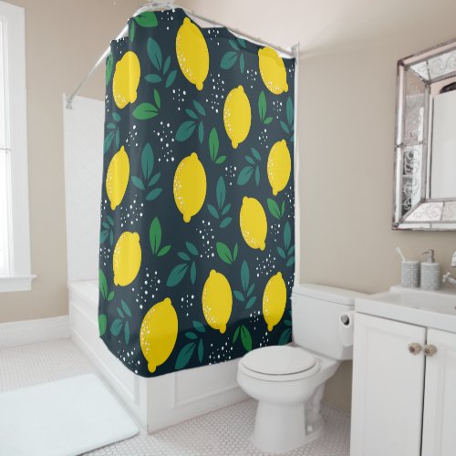 Lemon Shower Curtain