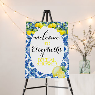Lemon Shower Welcome Sign
