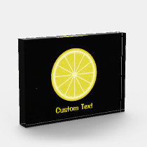 Lemon Slice Acrylic Award