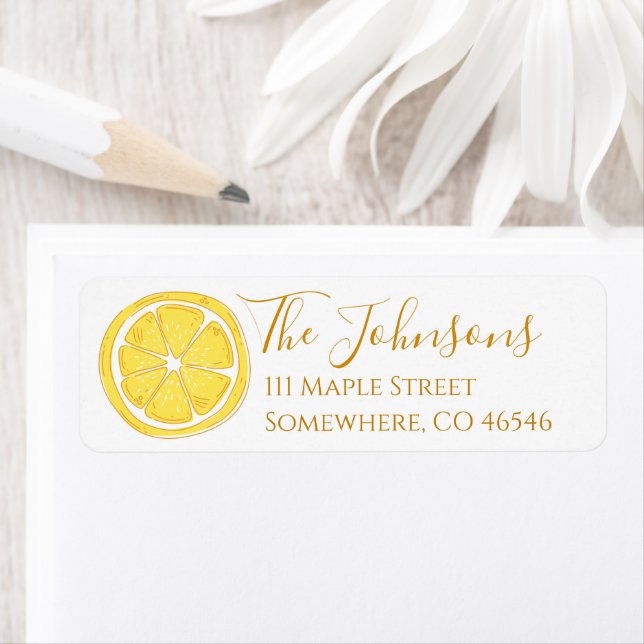 Lemon Slice Address Labels (Insitu)