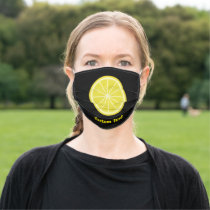 Lemon Slice Adult Cloth Face Mask