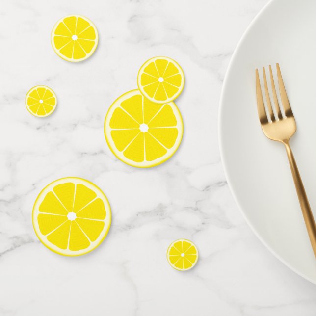 Lemon Slice Baby Shower Lemonade Birthday Party Confetti (Group)