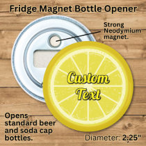 Lemon Slice Bottle Opener