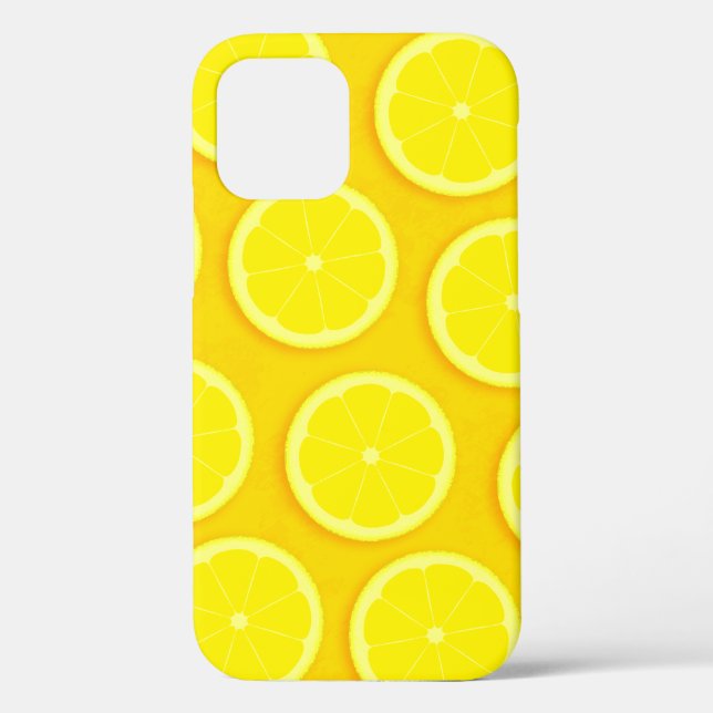 Lemon slice bright yellow graphic iphone Case-Mate iPhone case (Back)