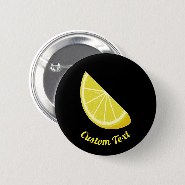 Lemon Slice Button (Front & Back)