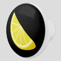 Lemon Slice Ceramic Knob