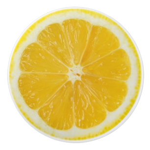 Lemon Slice Ceramic Knob