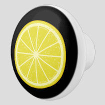 Lemon Slice Ceramic Knob