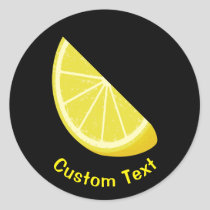 Lemon Slice Classic Round Sticker