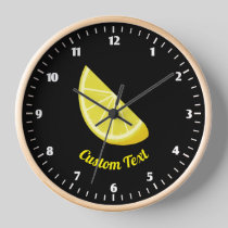 Lemon Slice Clock