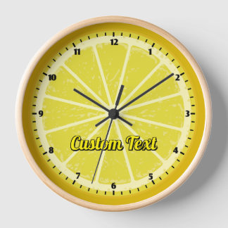 Lemon Slice Clock