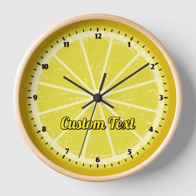 Lemon Slice Clock (Front)