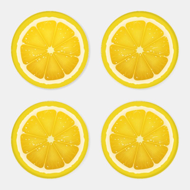Lemon Slice  Coaster Set (Set)