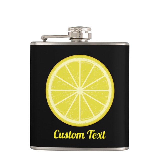 Lemon Slice Flask (Front)