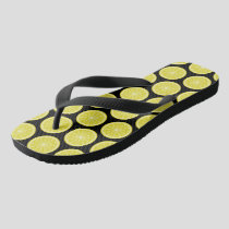 Lemon Slice Flip Flops