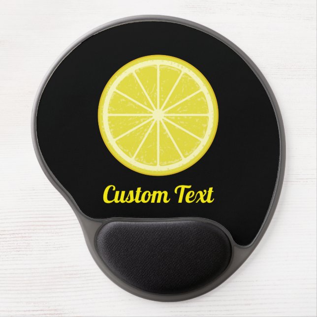 Lemon Slice Gel Mouse Pad (Front)
