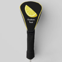 Lemon Slice Golf Head Cover