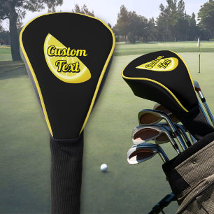 Lemon Slice Golf Head Cover