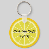 Lemon Slice Keychain